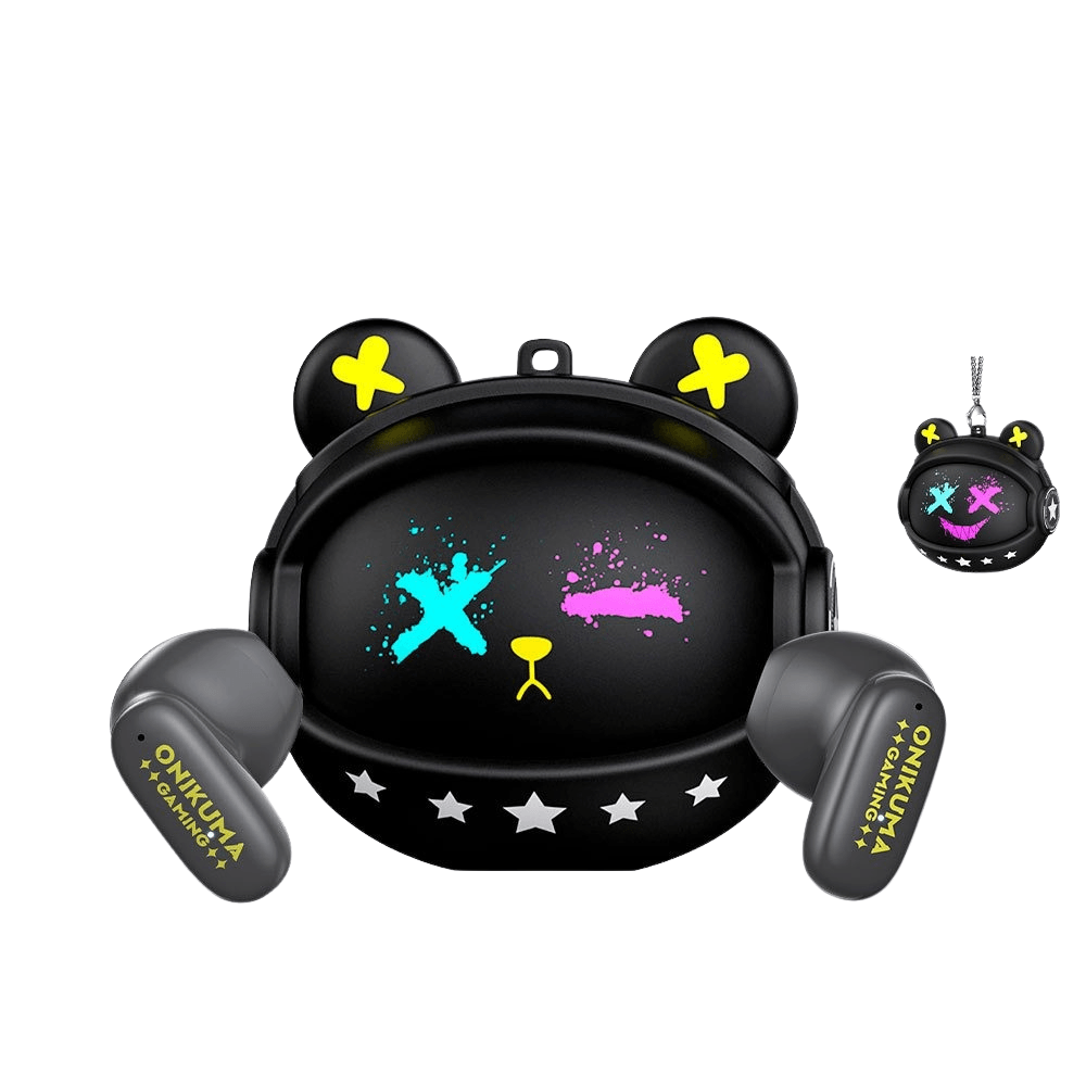 หูฟังไร้สาย ONIKUMA TX603 WIRELESS NECKBAND EARPHONES - สีดำ
